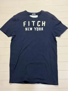 アバクロ　Abercrombie&Fitch Tシャツ　ネイビー　Mのサムネイル