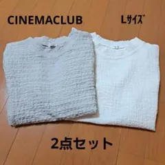 レディース　半袖　トップス　2点 ホワイト　薄茶のサムネイル