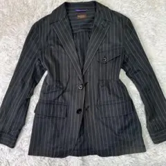 希少✨ポールスミス テーラードジャケット L ブラック　ストライプ