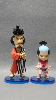 ワンピース ワールドコレクタブルフィギュア ワノ国 錦えもん モモの助