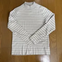 GLOBAL WORK ストライプ 長袖ニット M