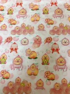 28 こびとづかん☆生地 はぎれ ラスト