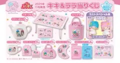 サンリオ　キキ＆ララ当たりくじ　バッグ、ひざかけ