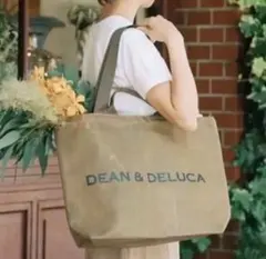 未使用・タグ付 ディーンアンドデルーカ メッシュトートバッグ サイズL ゴールド