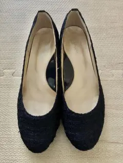 【ヴェリココ】ネイビー パンプス 26cm 3cmヒール