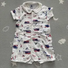 PETIT BATEAU オーガニックコットンロンパース 12m 74cm