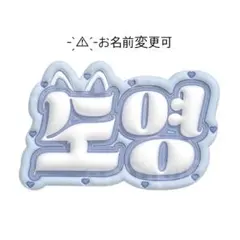 ネームボード オーダー straykids ME:I EVERGLOW うちわ