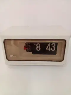 COPAL RP-160 置時計 ホワイト　パタパタ時計 コパル パタパタ時計 RP-244 ホワイト 50-60Hz 日本全国使用可能 COPAL