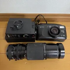 フィルムカメラ・レンズ 3点まとめ売り FUJI／Kako／KOMURAのサムネイル