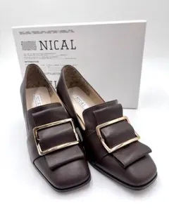 【超美品】✨NICAL（ニカル）バックル　ヒール　ローファー　パンプス　23.5のサムネイル