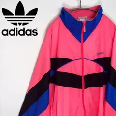 アディダス 90s ナイロン ジャケット 派手 可愛い レア スポーツMIX