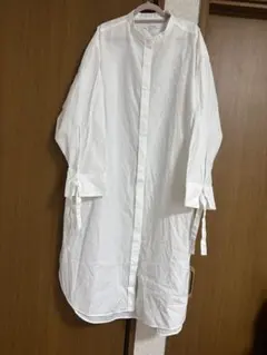 未使用☆大きなサイズ☆ホワイト ロングシャツのサムネイル