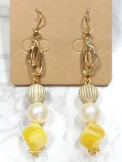 ＃065 ハンドメイドピアス