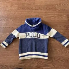 【美品】Ralph Lauren POLO ハイネックセーター 24M 90cm