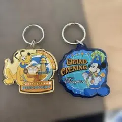 東京ディズニーシー　ミッキー　プルート キーホルダー
