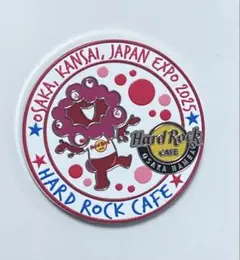 ハードロックカフェ　ミャクミャク　ピンバッジ　万博　大阪　なんば Osaka