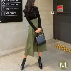 スカート レディース ロングスカート フレアスカート Aライン ロング M