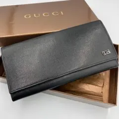 ！極美品！　GUCCI グッチ　長財布　レザー　ブラック