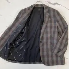 PS paul smith✨未使用級3XL テーラードジャケット　チェック　総柄