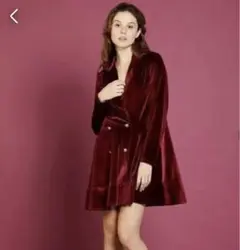 sisterjane ベロア　ワンピース