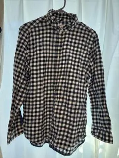 ニコアンド　長袖　チェックシャツ　サイズ4