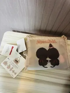 アベイルモンチッチエコバッグ　ベージュ