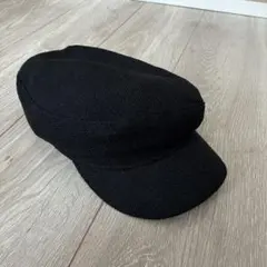 AZUL キャスケット ブラック FREE 帽子 シンプル レディース