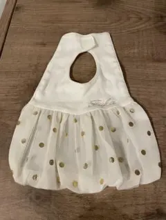 ドット柄ベビースタイ　名前入り