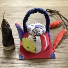 ちりめん細工　縮緬　置き物
