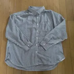 BACK NUMBER ストライプ 長袖シャツ L