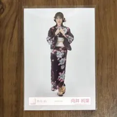 向井純葉 2025年 浴衣 直筆生写真 ヒキ - メルカリ