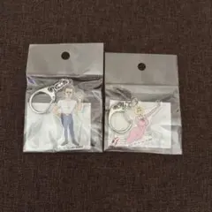 【クレヨンしんちゃん】 女装ひろし　トラックの男　キーホルダー 2個セット