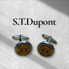 S.T. Dupont シルバー ブラック カフス カフリンクス 2026年最新】S.T. Dupont エス・テー・デュポン カフリンクス エス