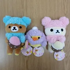 【タグ付】 リラックマ コリラックマ キイロイトリ パステルウィンターぬいぐるみ