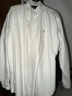 Ralph Lauren ホワイト ボタンダウンシャツ
