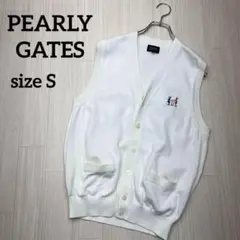 ● PEARLY GATES パーリーゲイツ　メンズ　コットンニット　ベスト　S