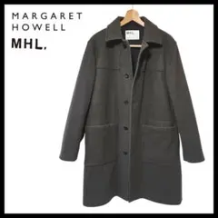 【美品】MHL. MARGARET HOWELL ステンカラー メルトンコート