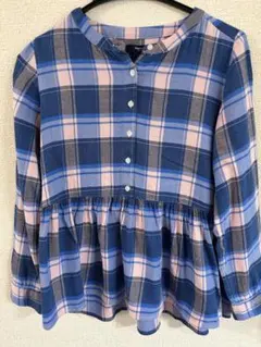 【美品】GAPチェック柄長袖シャツ