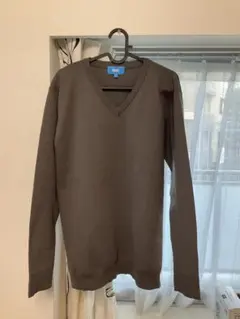 大幅値下げ　新品未使用　WWS グレー　洗えるストレッチニット　ＬＬ