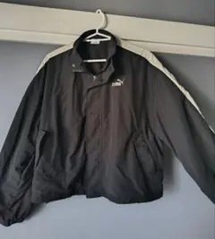 PUMA ナイロンジャケット ブラック・グレー