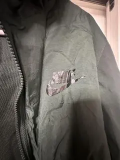Nike ダークグリーン ナイロンジャケット 上下セットアップ