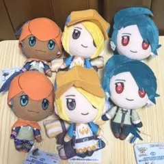 【コンプリート×2組】ポケモンマスターズEX ぬいぐるみ キバナ ウォロ チリ