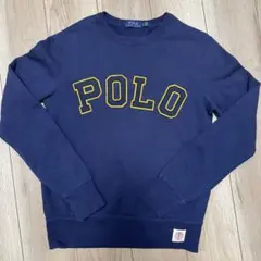 Polo Ralph Lauren ネイビー 刺繍ロゴ　スウェットトレーナー