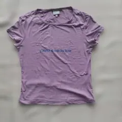 VERSACE JEANS COUTURE パープルTシャツ Mサイズのサムネイル