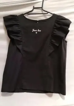 Jenni love フリルブラウス 黒