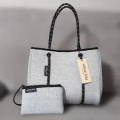 willow bay australia ネオプレントートバッグライトグレーのサムネイル