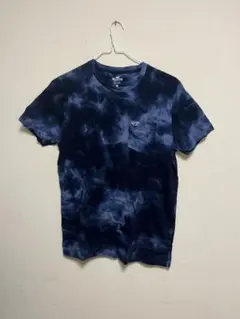 Hollister ネイビー タイダイ Tシャツ M
