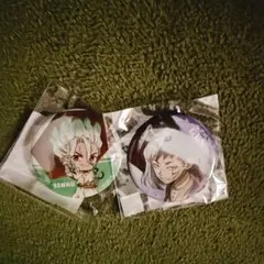 ドクターストーン Drstone 千空 あさぎりゲン 缶バッジ