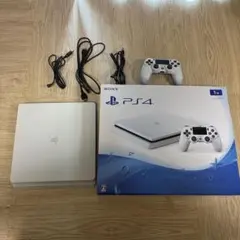 SONY PS4 グレイシャーホワイト1TB 本体 コントローラー付き