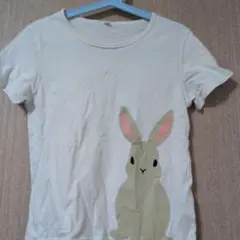 無印/MUJI/ウサギプリント Tシャツ/130サイズ